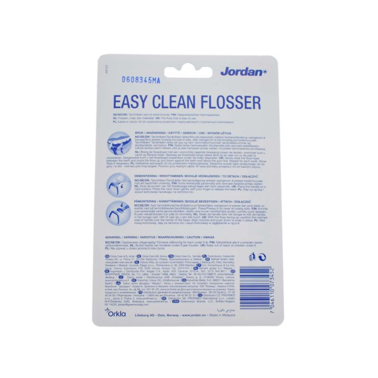 Jordan Easy Clean Flosser & 20 Ανταλλακτικά Νήματος