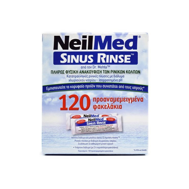NeilMed Sinus Rinse Refills 120 ανταλλακτικά φακελάκια