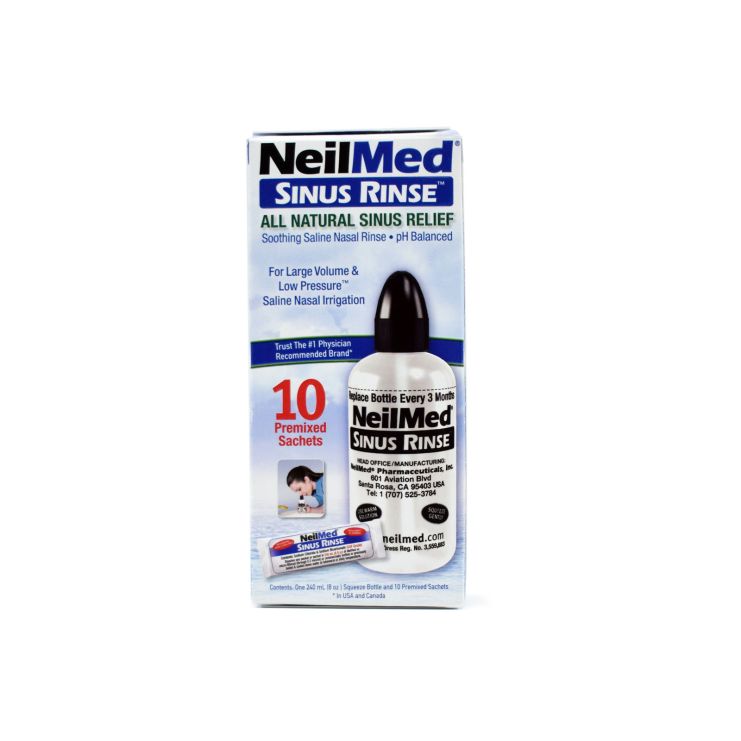 GetreMed NeilMed Sinus Rinse Bottle Kit 10 φακελάκια