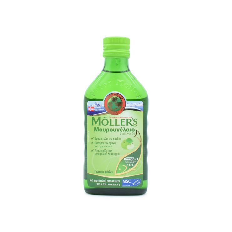 Moller's Cod Liver Oil Μήλο 250ml