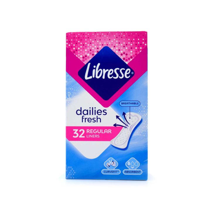 Libresse Dailies Fresh Regular Liners 32 σερβιέτες 