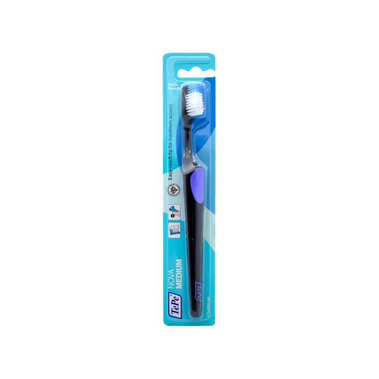 Tepe Toothbrush Nova Medium Black 1 pcs