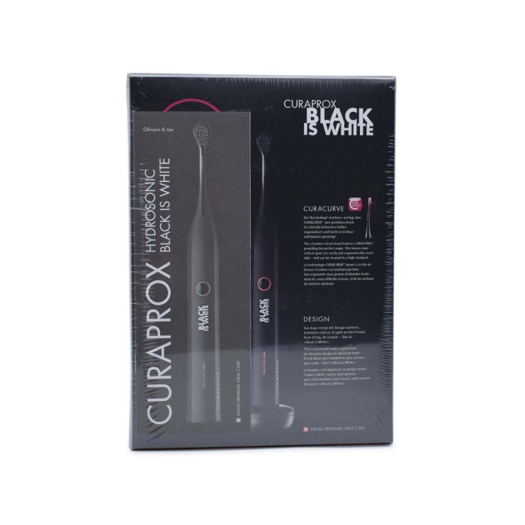 Curaprox Hydrosonic Black is White Electric Toothbrush