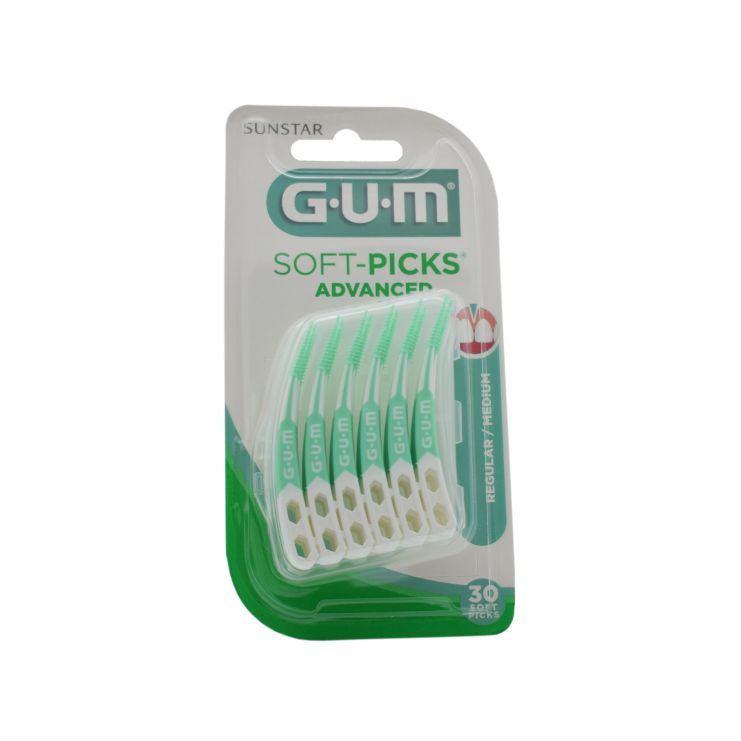 Sunstar Gum 650 Soft Picks Advanced Regular 30 Picks