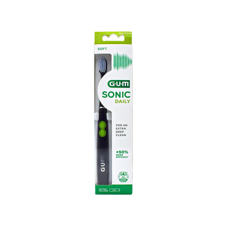 Sunstar Gum Sonic Daily Soft 4100 Black Electric Toothbrush