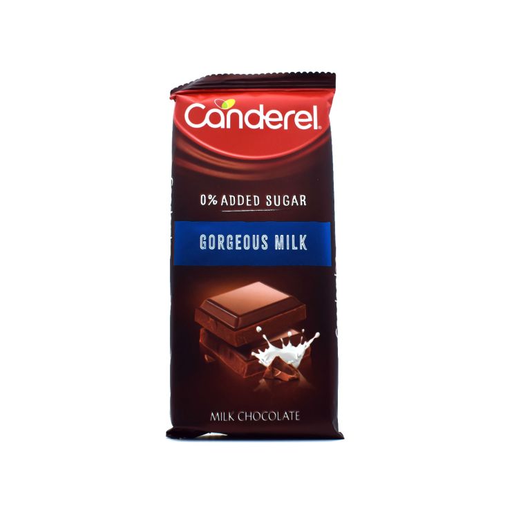 Canderel Gorgeous Milk Σοκολάτα 0% Ζάχαρη 100g