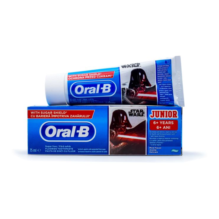 Oral-B Οδοντόκρεμα Junior 1450 ppm Star Wars 6+ ετών 75ml