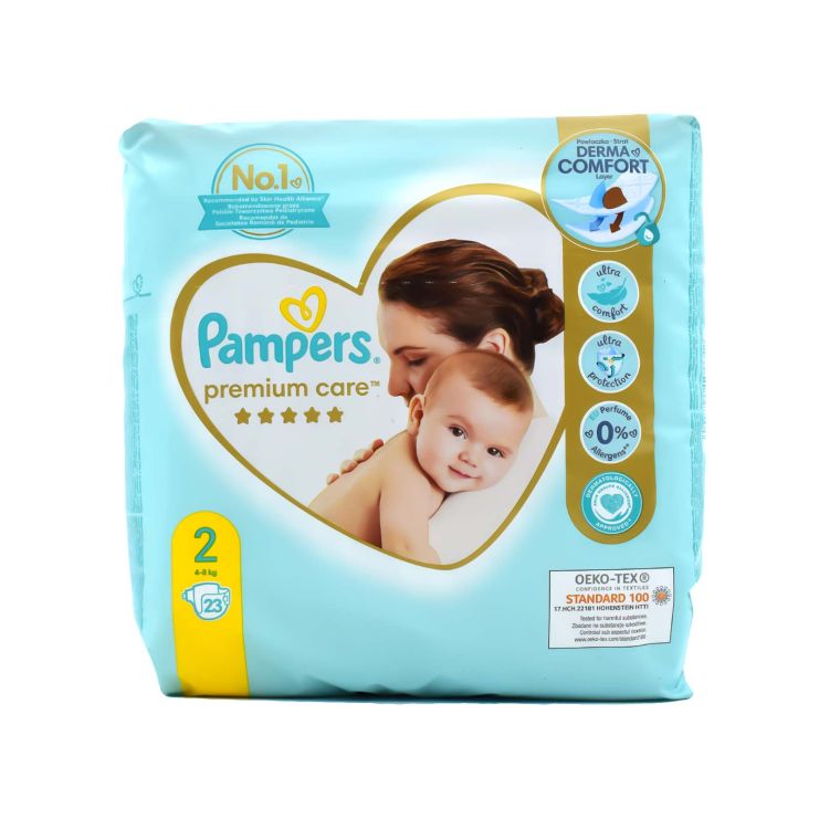 Pampers Premium Care No2 from 4 to 8kg 23 pcs