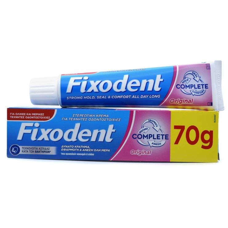 Fixodent Complete Original Στερεωτική Κρέμα Τεχνητής Οδοντοστοιχίας 70g