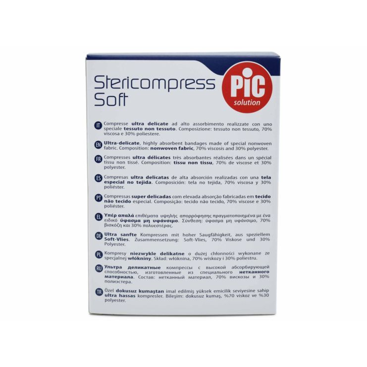 Pic Stericompress Soft Ultra Delicated 36cm x 40cm 12 pcs