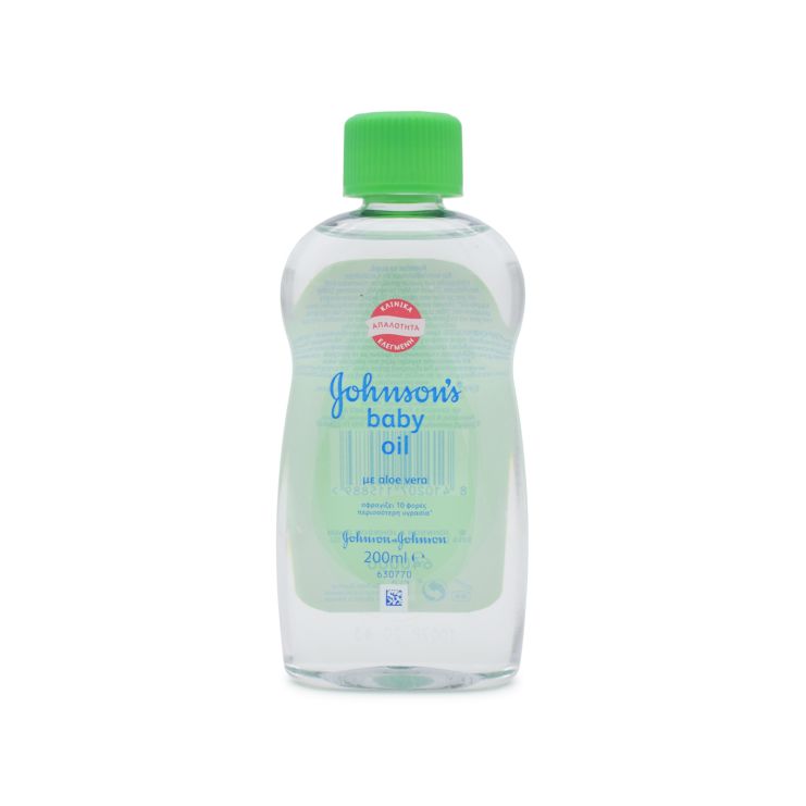 Johnson & Johnson Baby Oil με Aloe Vera 200ml