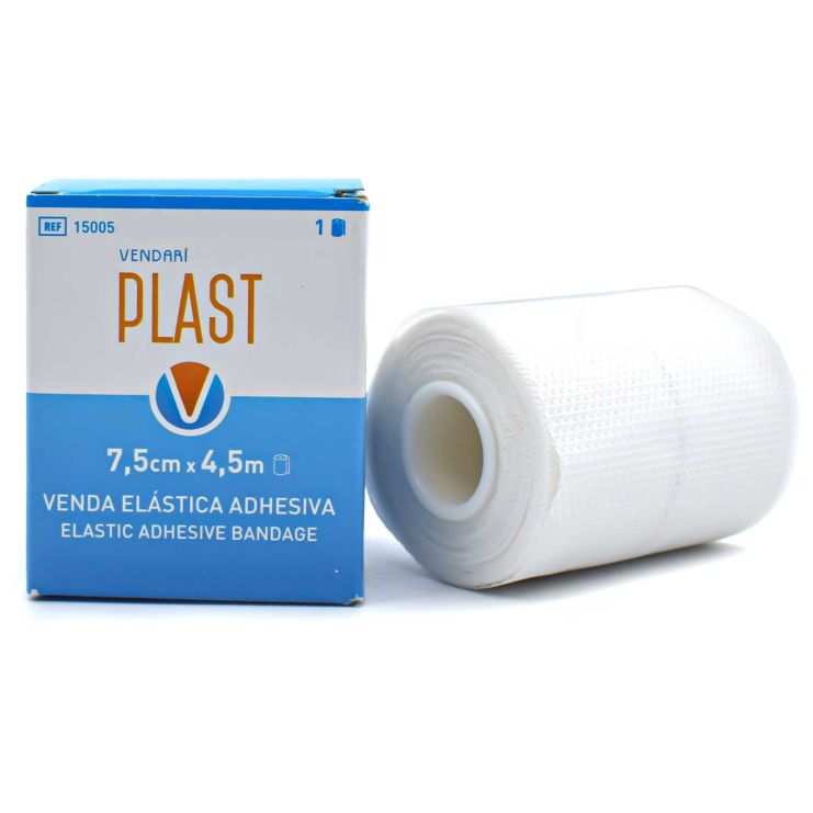 Alfacare Vendari Plast Ελαστικός Επίδεσμος Αυτοκόλλητος 7.5cm x 4.5m