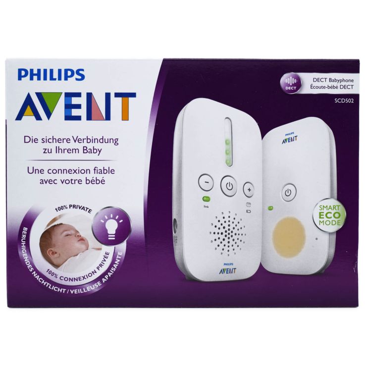 Philips Avent Συσκευή Παρακολούθησης Μωρού Dect SCD502/26 1τμχ