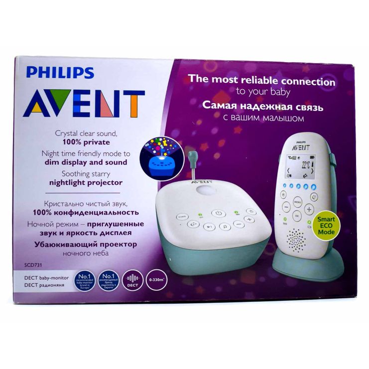 Philips Avent Baby Monitor DECT Βρεφικό Μόνιτορ SCD731/52