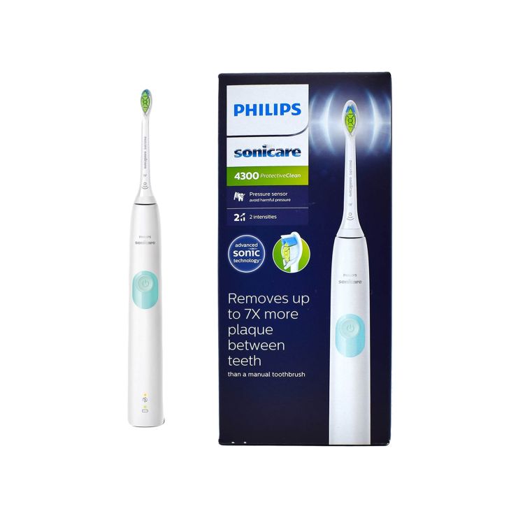 Philips Sonicare ProtectiveClean 4300 Ηλεκτρική Οδοντόβουρτσα Λευκή 1 τμχ