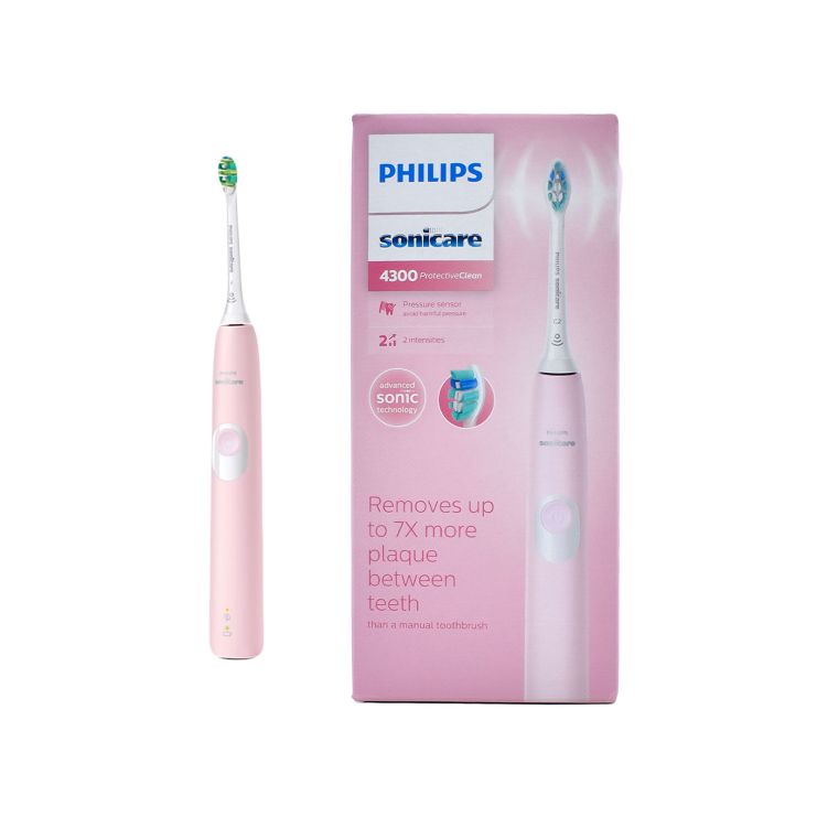 Philips Sonicare ProtectiveClean 4300 Ηλεκτρική Οδοντόβουρτσα Ροζ 1 τμχ