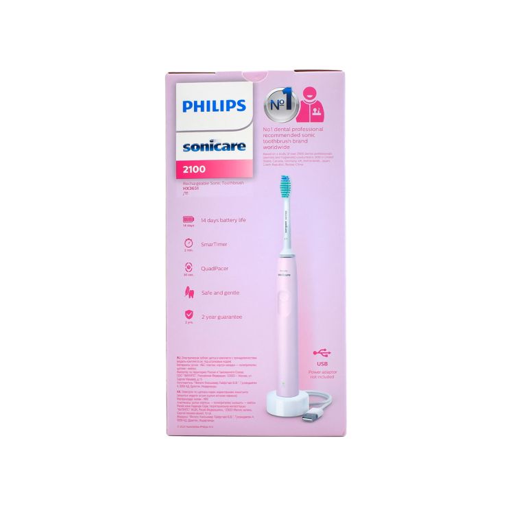 Philips Sonicare DailyClean 2100 Electric Toothbrush Pink 1 unit