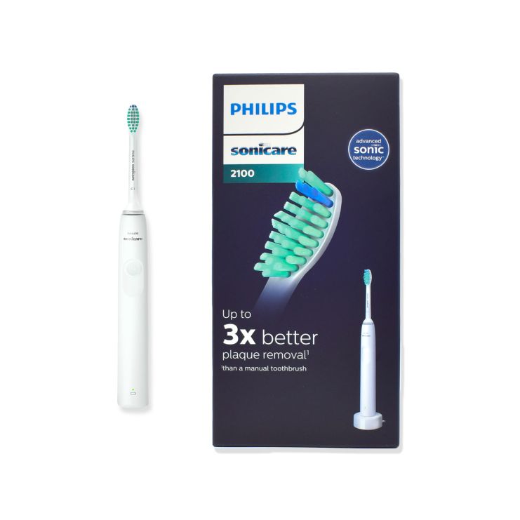 Philips Sonicare DailyClean 2100 Ηλεκτρική Οδοντόβουρτσα Λευκή 1 τμχ