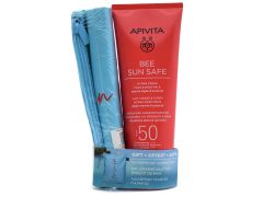Apivita Bee Sun Safe Face & Body Hydra Fresh Milk SPF50 200ml & Αδιάβροχο Τσαντάκι για Μαγιό